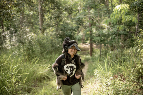 Bam started her career as a government ranger and after participating in a study program at the Copenhagen Zoo she started to gain interest in conservation.